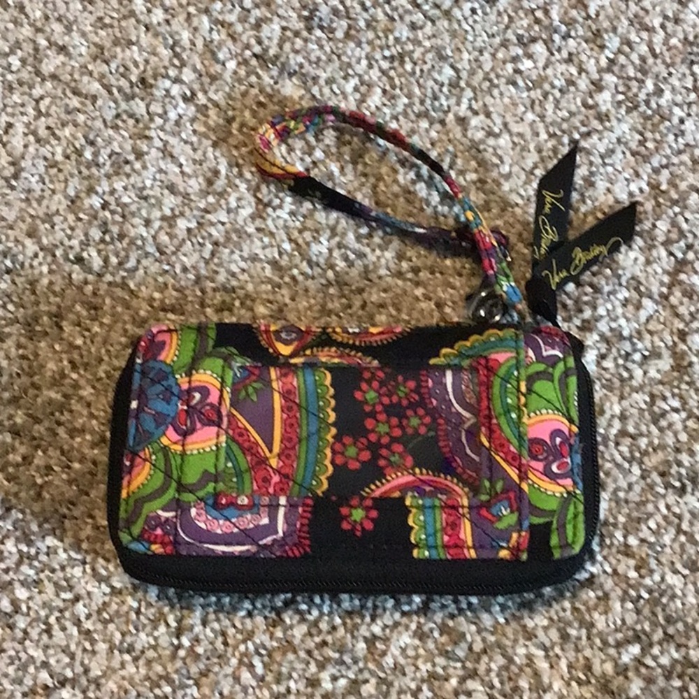 Vera Bradley smartphone wristlet wallet, multicolor